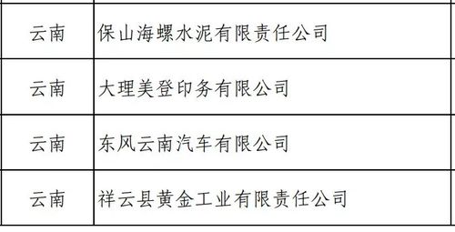 全国第四批绿色制造名单公布，大理企业凭借卓越供应链管理实力入榜
